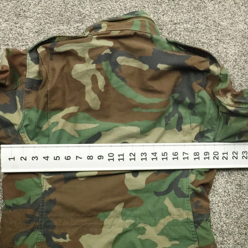 Military Field Jacket Mens S Long Camo Army Style Tactical Coat Camouflage